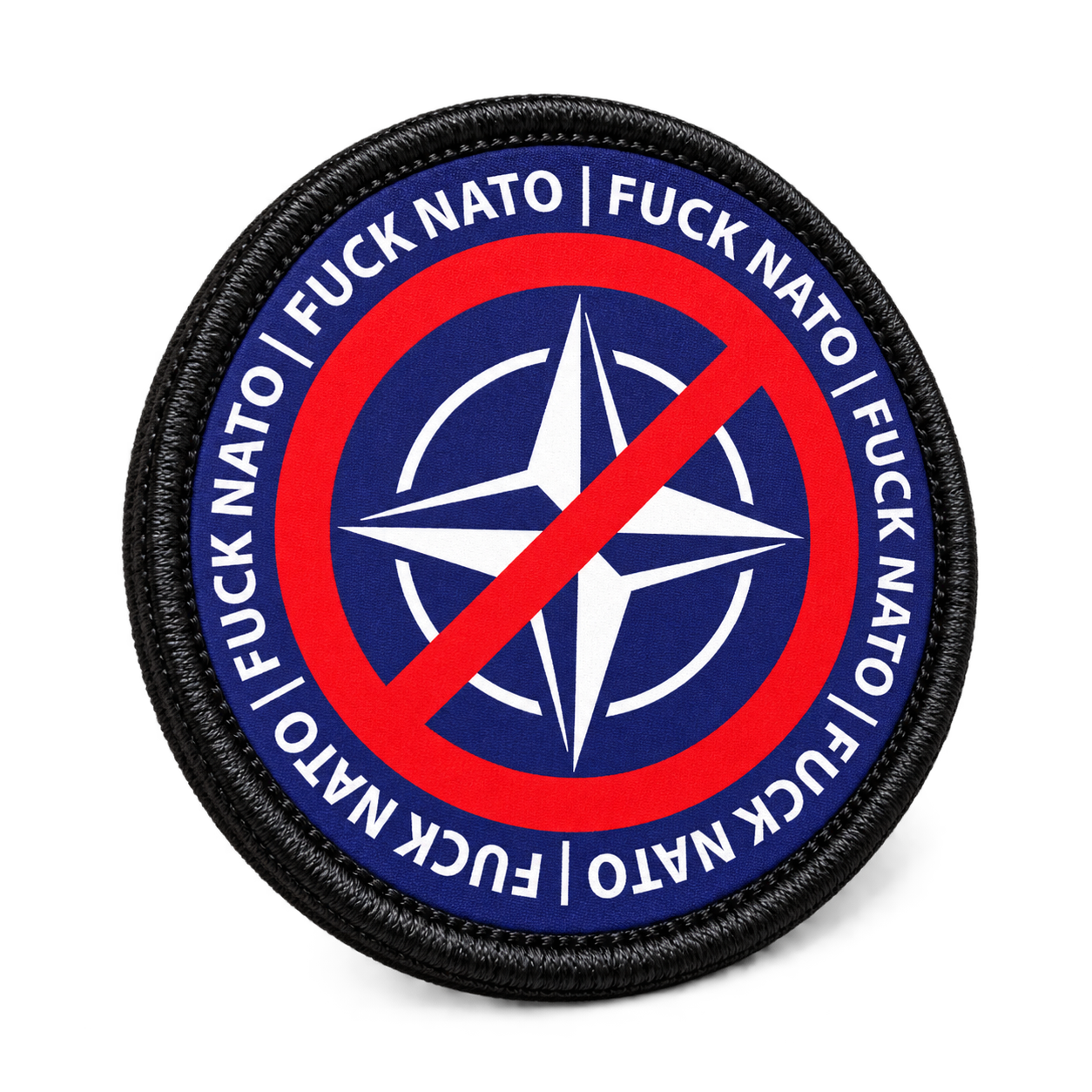 Шеврон АнтиНАТО, 90×90 мм